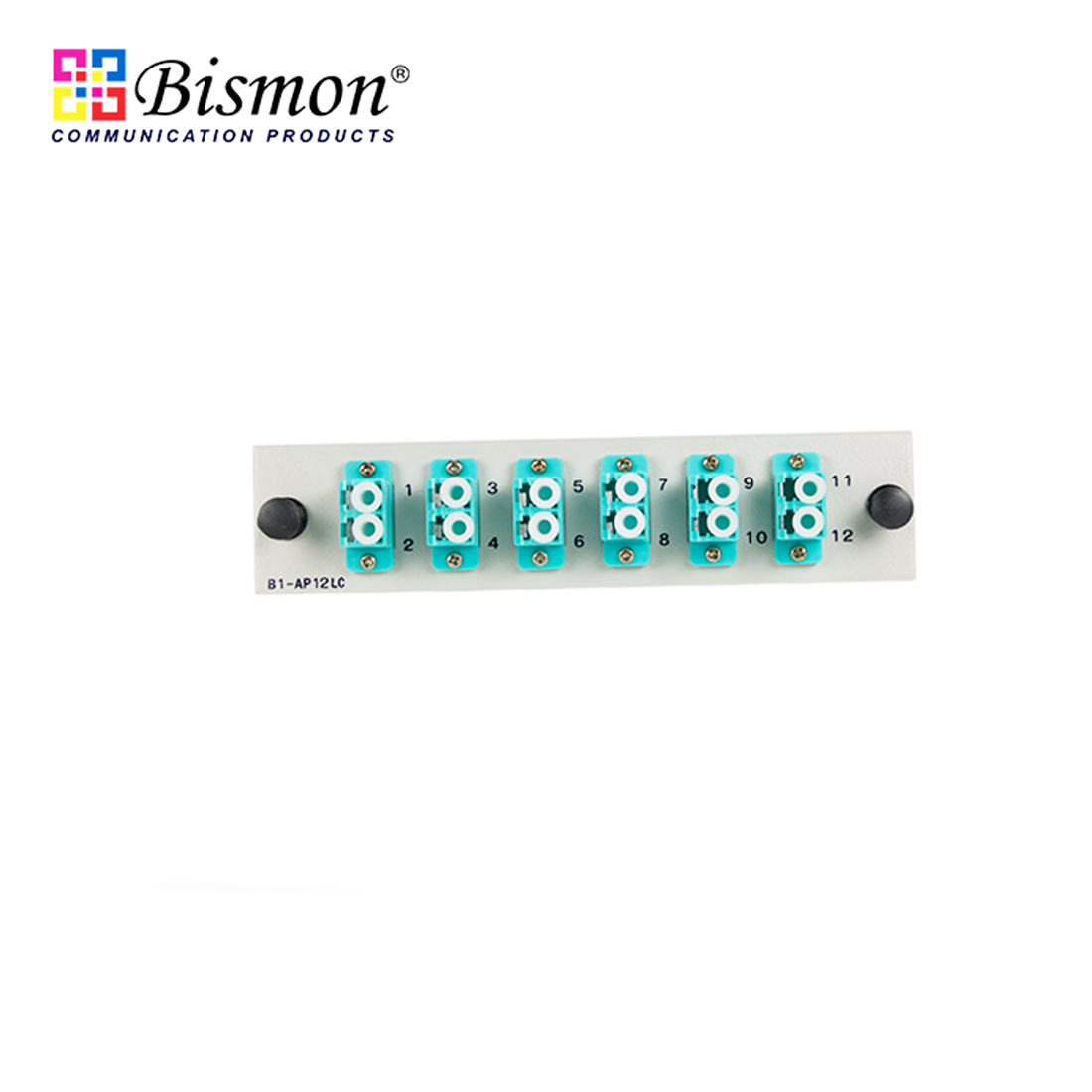 12 LC Snap-in adapter Plate Multi-mode(OM3) Full set